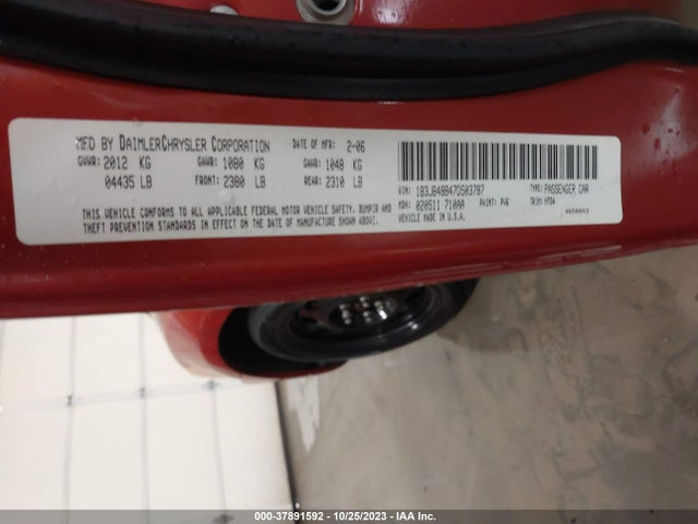 Aukcja sprzedaży 2007 Dodge Caliber Sxt, vin: 1B3JB48B47D503787, numer aukcji: 37891592