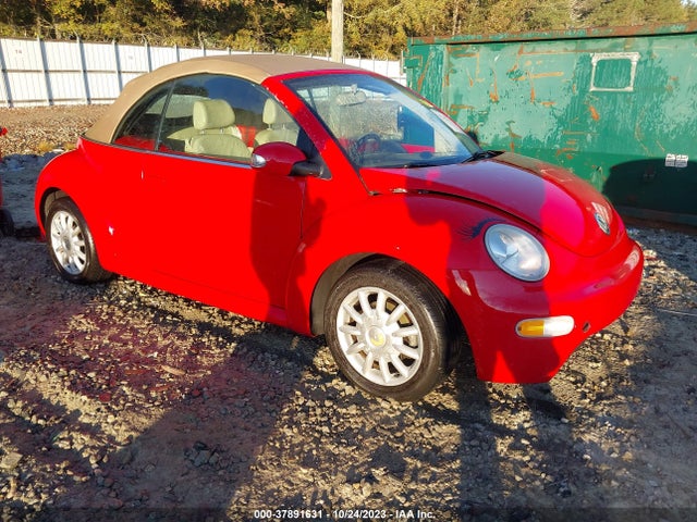 2005 VOLKSWAGEN NEW BEETLE CONVERTIBLE GLS VIN: 3VWCM31Y95M315050