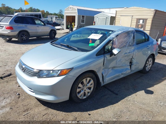 2012 HONDA CIVIC LX VIN: 19XFB2F5XCE077439