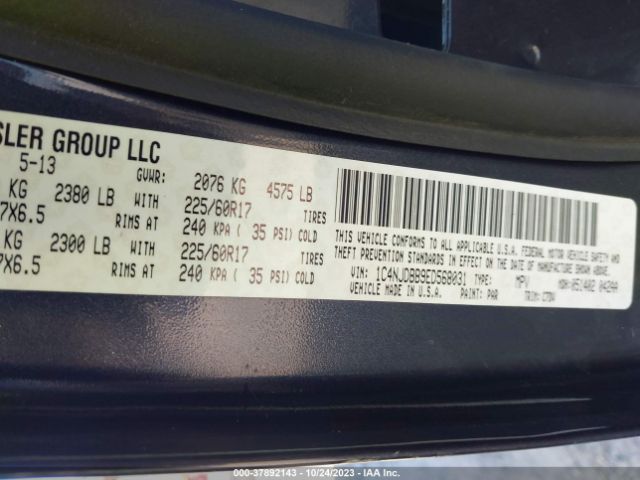 1C4NJDBB9ED568031 Jeep Compass Sport