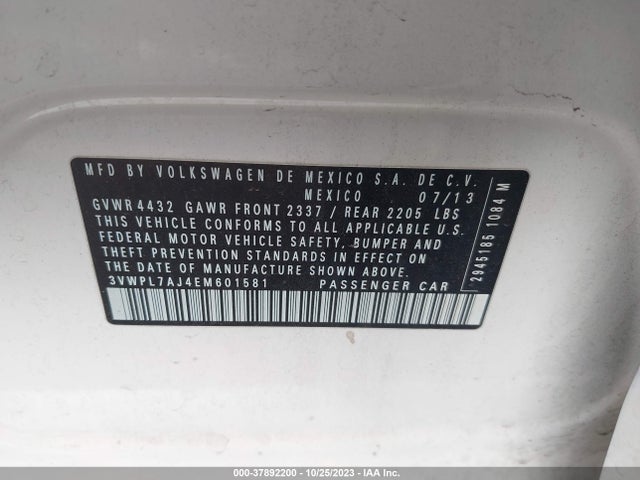 3VWPL7AJ4EM601581 Volkswagen Jetta Sportwagen Tdi W/sunroof