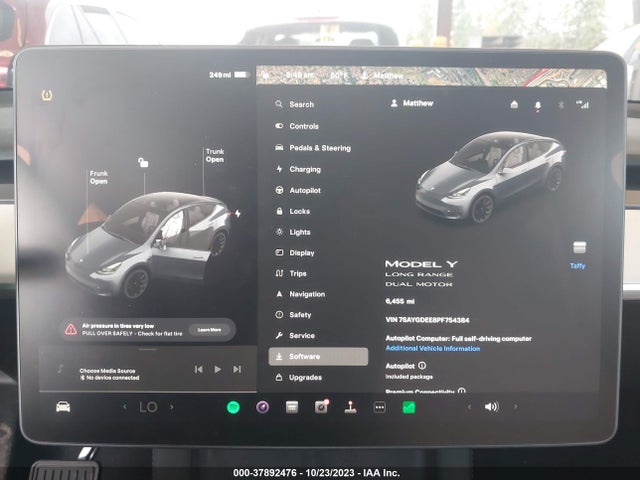 7SAYGDEE8PF754384 Tesla Model Y Long Range