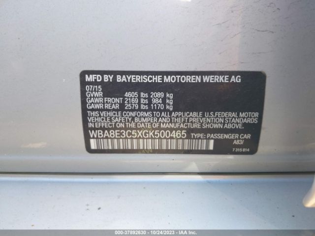 WBA8E3C5XGK500465 BMW 328i Xdrive