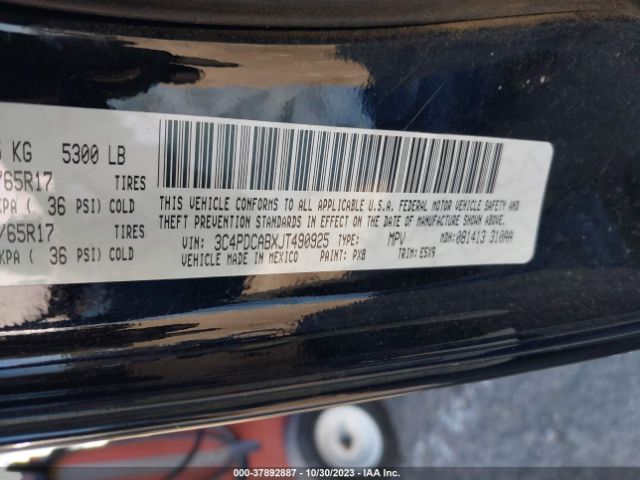 3C4PDCABXJT490925 Dodge JOURNEY SE