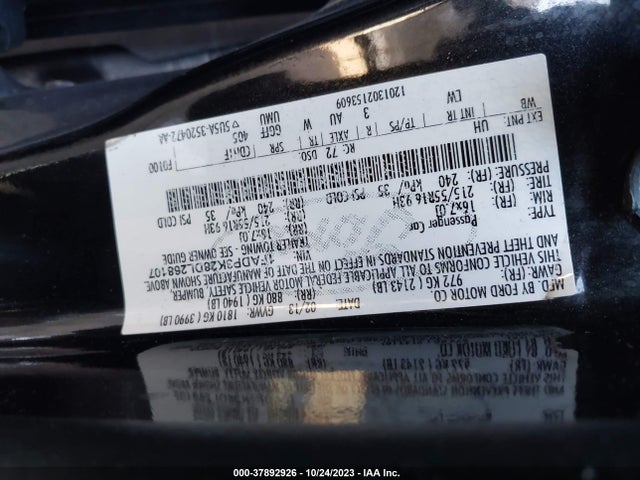 2013 FORD FOCUS SE VIN: 1FADP3K28DL268107