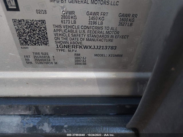 Chevrolet Traverse Ls 2018 1GNERFKWXJJ213783 Image 9