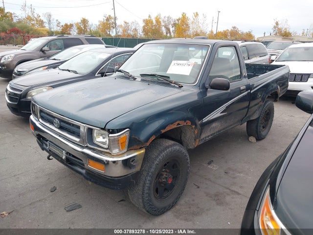 1994 TOYOTA PICKUP 1/2 TON SHORT WHLBSE DX VIN: 4TARN01P9RZ273348