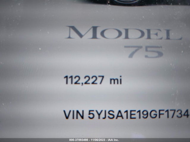 Tesla Model S 60/70/75/85 2016 5YJSA1E19GF173461 Image 15