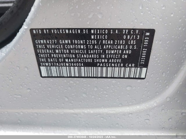 3VWD17AJ6EM364004 Volkswagen Jetta Sedan Se