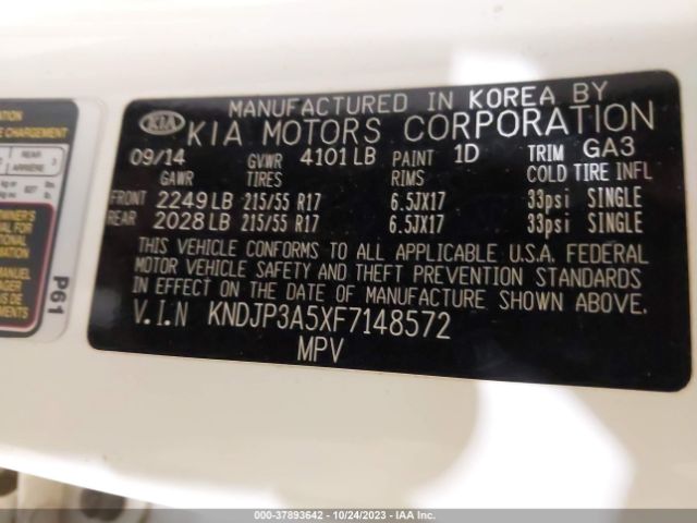 KNDJP3A5XF7148572 KIA SOUL +