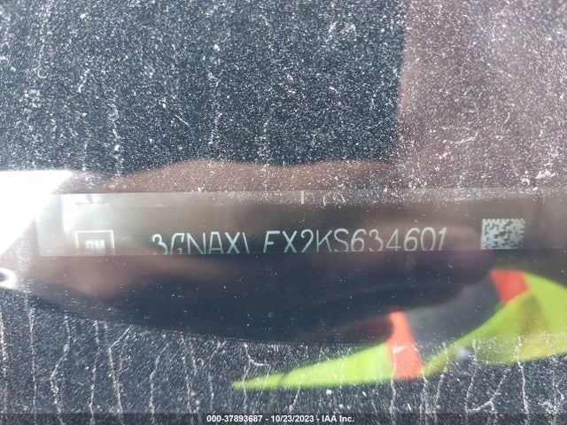 2019 CHEVROLET EQUINOX LT VIN: 3GNAXLEX2KS634601