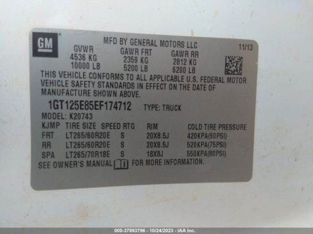 1GT125E85EF174712 GMC Sierra 2500hd Denali