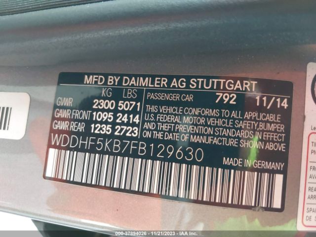 WDDHF5KB7FB129630 Mercedes-Benz E 350