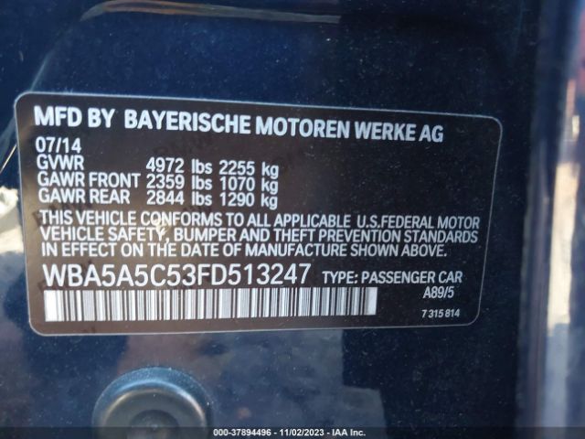 WBA5A5C53FD513247 BMW 528I
