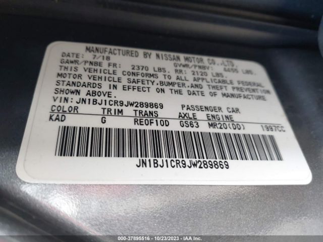 JN1BJ1CR9JW289869 Nissan Rogue Sport Sl