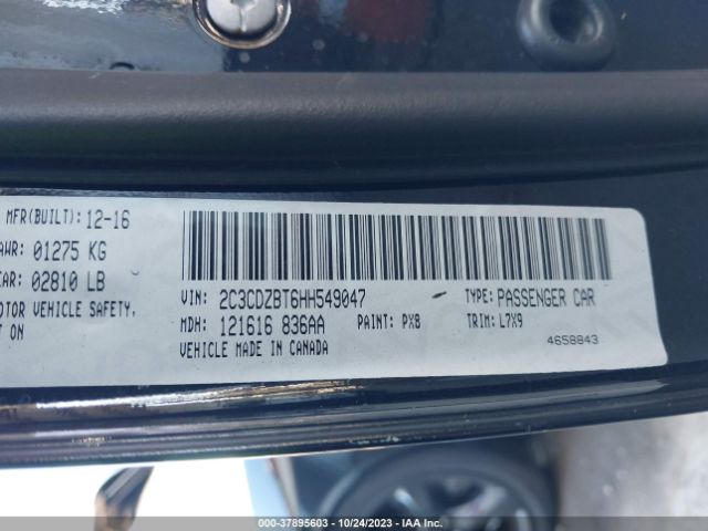 2C3CDZBT6HH549047 Dodge Challenger R/t