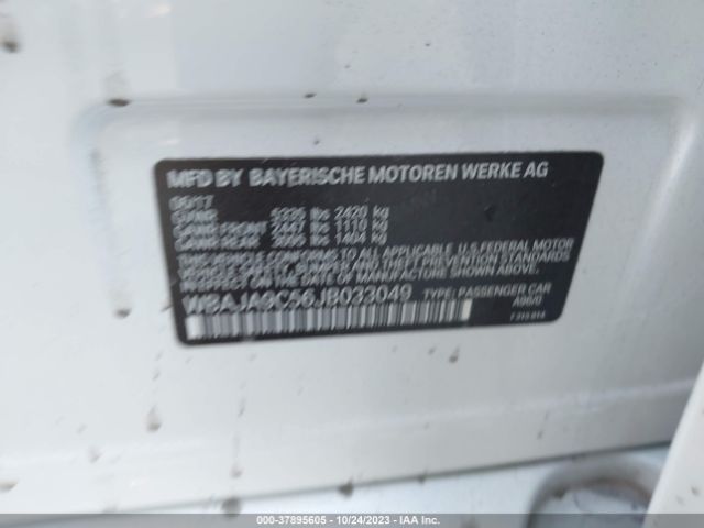 WBAJA9C56JB033049 BMW 5 Series 530e Iperformance