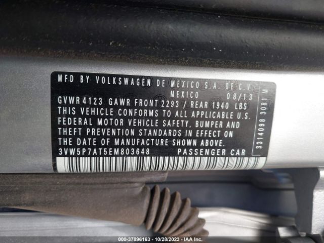 2014 VOLKSWAGEN BEETLE CONVERTIBLE 3VW5P7AT5EM803648 Photo 8