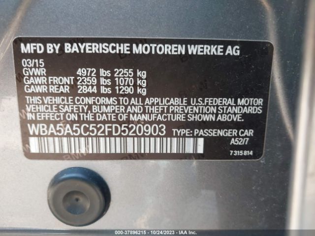 WBA5A5C52FD520903 BMW 5 Series 528i