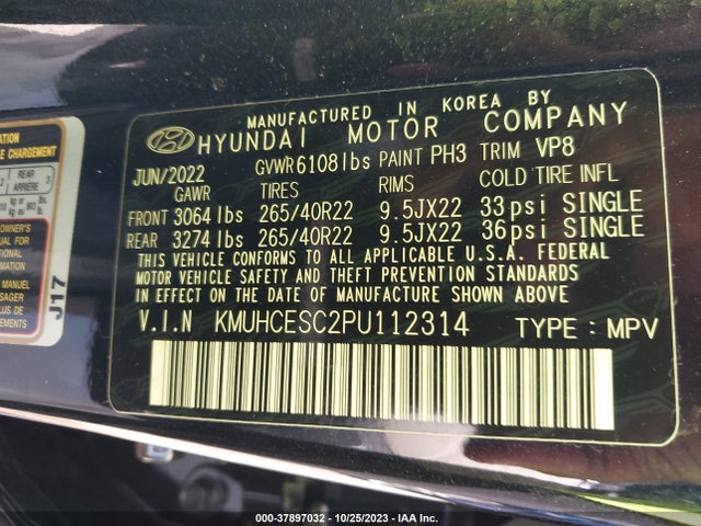 Genesis Gv80 3.5t Awd 2023 KMUHCESC2PU112314 Image 9