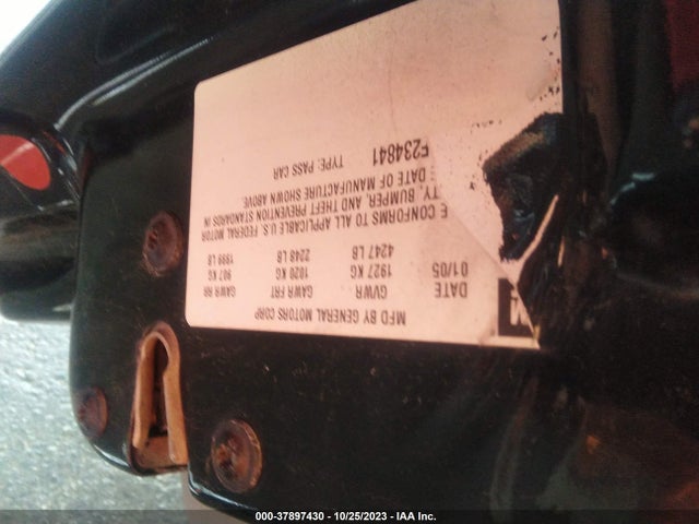 2005 CHEVROLET MALIBU BASE VIN: 1G1ZS54835F234841