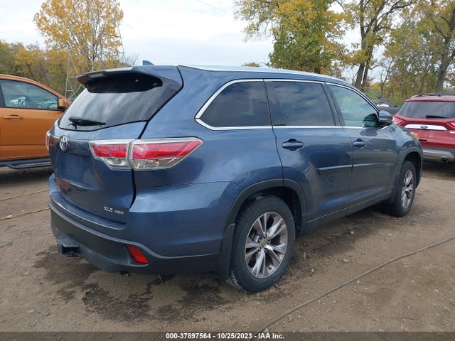 2015 TOYOTA HIGHLANDER XLE V6 VIN: 5TDJKRFH0FS151135