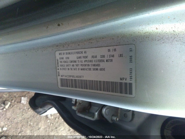 2005 PORSCHE CAYENNE WP1AC29P65LA92677 Photo 8