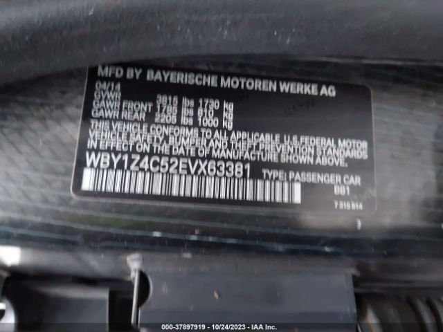 WBY1Z4C52EVX63381 BMW I3