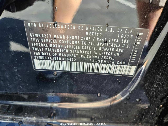3VWD17AJ9EM380472 Volkswagen JETTA