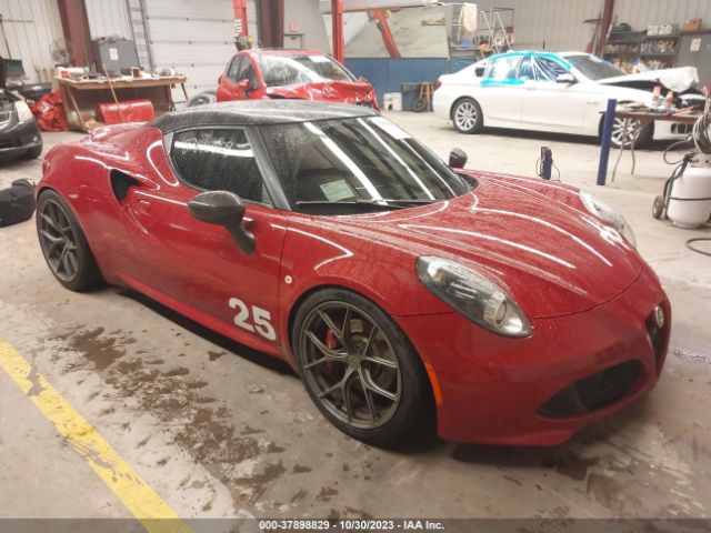 2015 ALFA ROMEO 4C ZARBAAA44FM163240