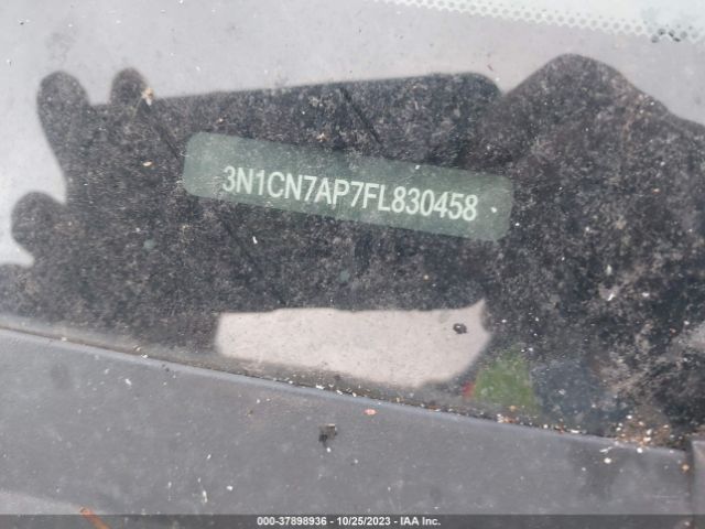 3N1CN7AP7FL830458 Nissan Versa S Plus