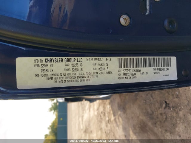 2014 DODGE CHALLENGER R/T VIN: 2C3CDYBT1EH102020
