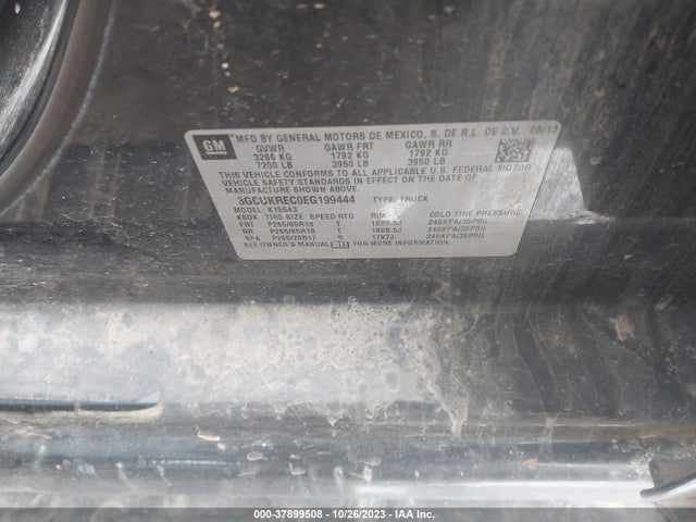 Chevrolet Silverado 1500 1lt 2014 3GCUKREC0EG199444 Image 9
