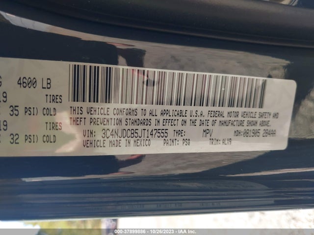 Jeep Compass Limited 4x4 2018 3C4NJDCB5JT147555 Image 9
