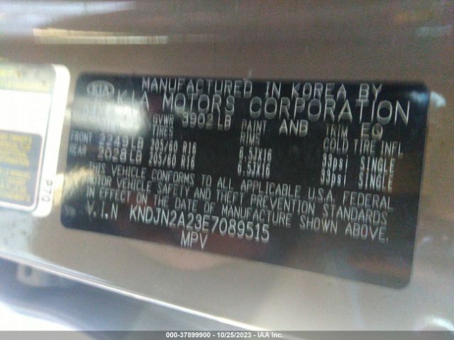 KNDJN2A23E7089515 KIA Soul Base