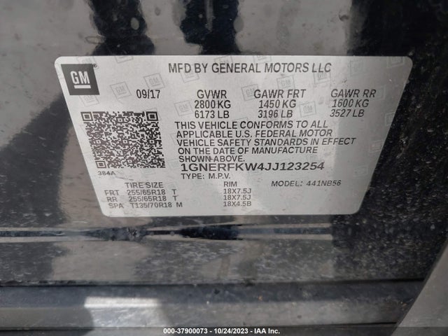 Chevrolet Traverse Ls 2018 1GNERFKW4JJ123254 Image 9