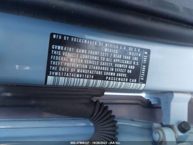 2014 VOLKSWAGEN BEETLE CONVERTIBLE 3VW517AT4EM811614 Photo 8