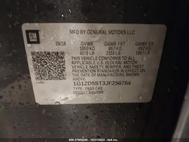 Chevrolet MALIBU LT 2018 1G1ZD5ST3JF256754 Image 9