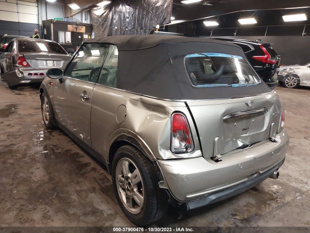 2008 MINI COOPER CONVERTIBLE VIN: WMWRF33568TG18688