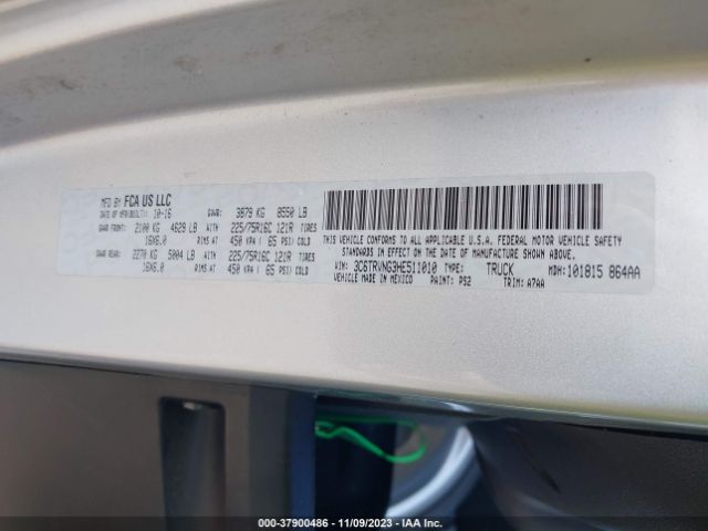 2017 RAM PROMASTER 1500 3C6TRVNG3HE511010 Photo 8