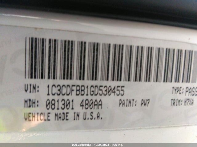 Dodge DART SXT 2016 1C3CDFBB1GD530455 Image 9