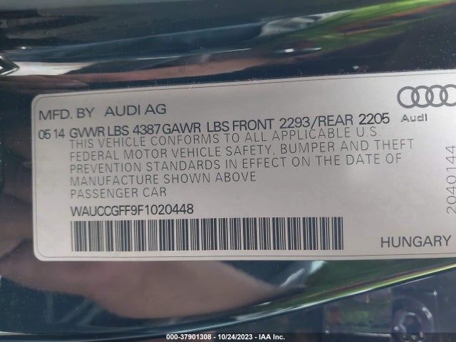 WAUCCGFF9F1020448 Audi A3 1.8t Premium