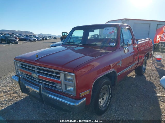 1987 CHEVROLET R10 VIN: 1GCDR14K6HS184823