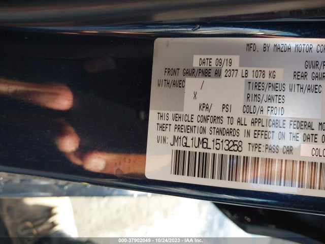 Mazda Mazda6 Sport 2020 JM1GL1UM6L1513258 Image 9