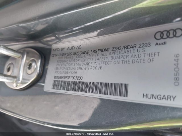 2015 AUDI A3 WAUBFGFF3F1007200 Photo 8