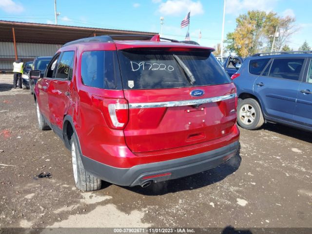 1FM5K8B81HGD97220 Ford Explorer Base