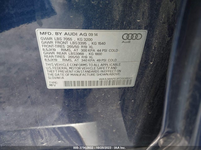 WA1LMAFE3FD008647 Audi Q7 3.0 Tdi Premium