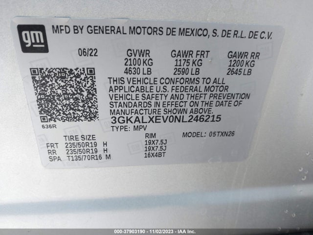GMC Terrain Awd Denali 2022 3GKALXEV0NL246215 Image 9
