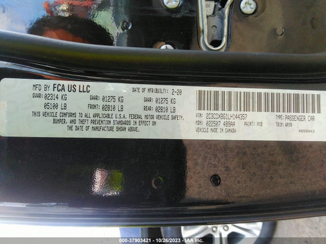 Dodge Charger 2020 2C3CDXBG1LH144357 Image 22