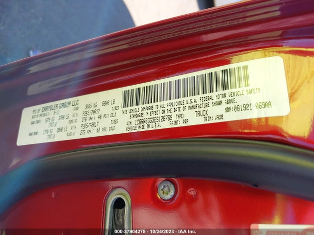 2014 RAM 1500 SLT VIN: 1C6RR6GG3ES128769